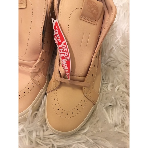 Vans Sk8-Hi Veggie Tan Leather Sneaker - Picture 5 of 6